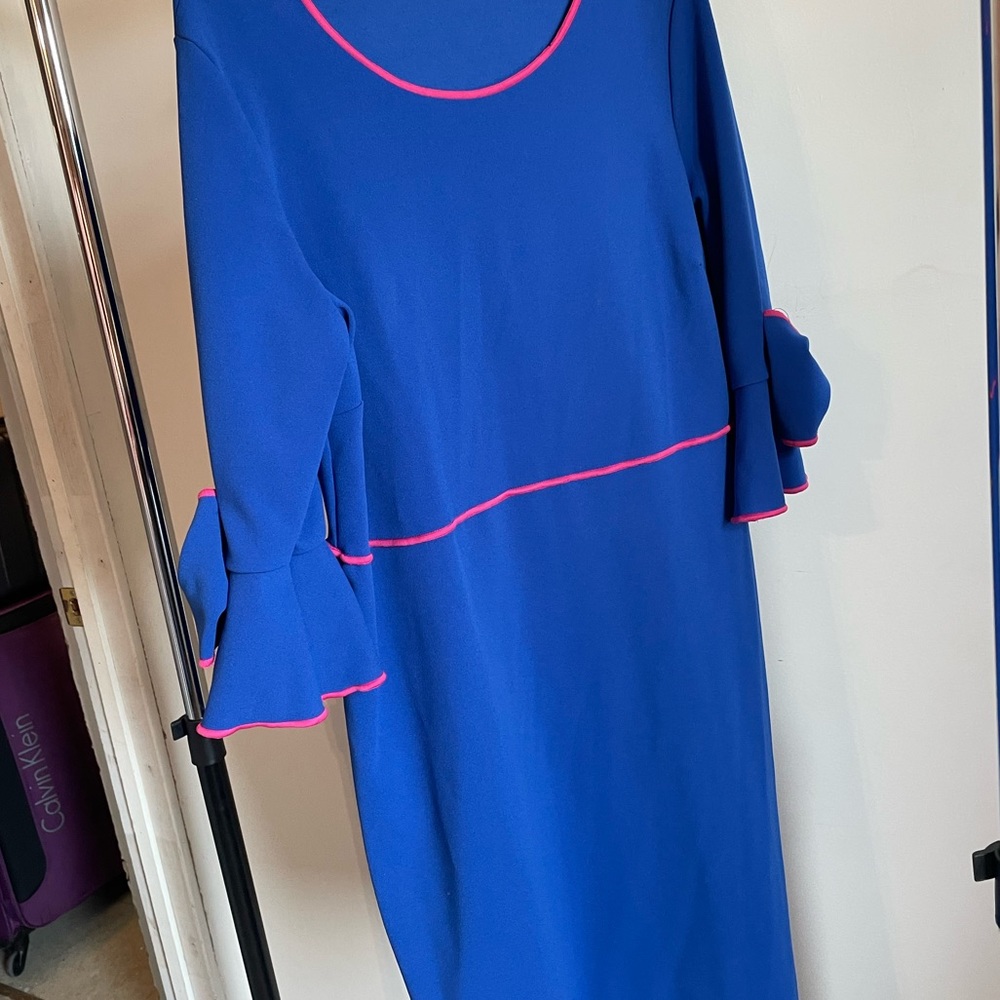 Blue Long Sleeve Calvin Klein Size 10